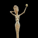 Dream of Infinity. Bronzeskulptur 71 x 20 x 13 cm